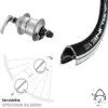 Vorderrad Mit Nabendynamo Shimano Alfine DH-S701 Rodi Airline 28 Zoll -Radzubehoer Verkaufe 8260182