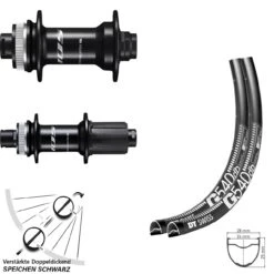 Dt-swiss 27,5 Zoll DT Swiss G 540 Gravel Laufradsatz Steckachse Shimano 105 11-fach