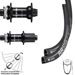 Dt-swiss DT Swiss RR 511 Laufradsatz Road Disc Verstärkt Shimano 105 Centerlock