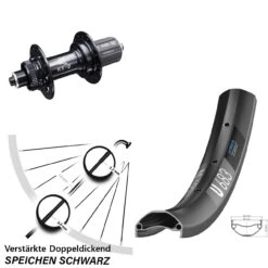 Dt-swiss 27,5+ Zoll Hinterrad DT Swiss U 683 Disc Mit KX-B 5x141 Mm Boost Heavy Duty