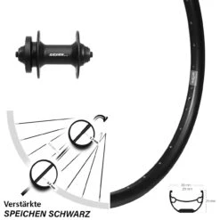 27,5 Zoll Laufrad Ryde Andra 29 Formula DC-21