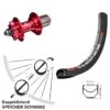 Dt-swiss DT Swiss TK 540 Disc Hinterrad 28-29 Zoll Mit KX-M Rot-eloxiert Leicht 5/135 Mm -Radzubehoer Verkaufe 8263093