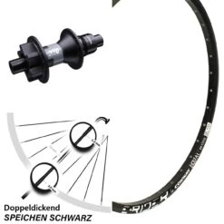 26 Zoll Hinterrad 6-loch DT Swiss 370 Sram XD 12x142 Mm Mach 1 Magma