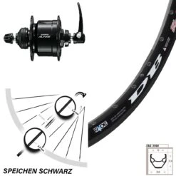 Ryde Vorderrad ZAC 2000 Disc Mit Shimano Alfine SZ QR Nabendynamo