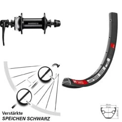 Dt-swiss DT Swiss 533 Disc Vorderrad 29 Zoll Mit Shimano HB-TX505 Nabe Schwarz