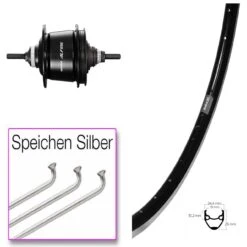 Hinterrad 28 Zoll Ryde Andra 20 Shimano Alfine 8-Gang