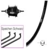 Hinterrad 28 Zoll Ryde Andra 20 Shimano Alfine 8-Gang Schwarz