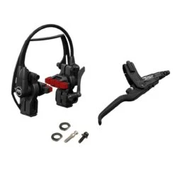 Magura HS22 Bremse Hinten 1200 Mm Schwarz Rote Bremsbeläge