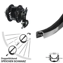 Rohloff Speedhub 500-14 Hinterrad 28 Zoll Ryde Andra 30
