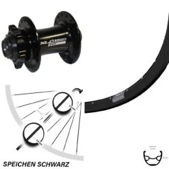 Vorderrad 29 Zoll Für Steckachse Ryde Rival 19 Mit XLC Evo 6-Loch